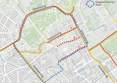 advies Verminderen doorgaand autoverkeer Centrum-Noord